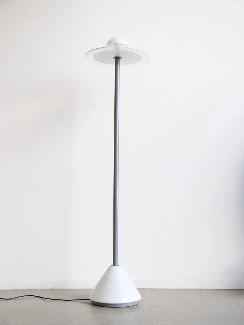 Floor Lamp in Murano Glass and Metal by AVMazzega — view 6