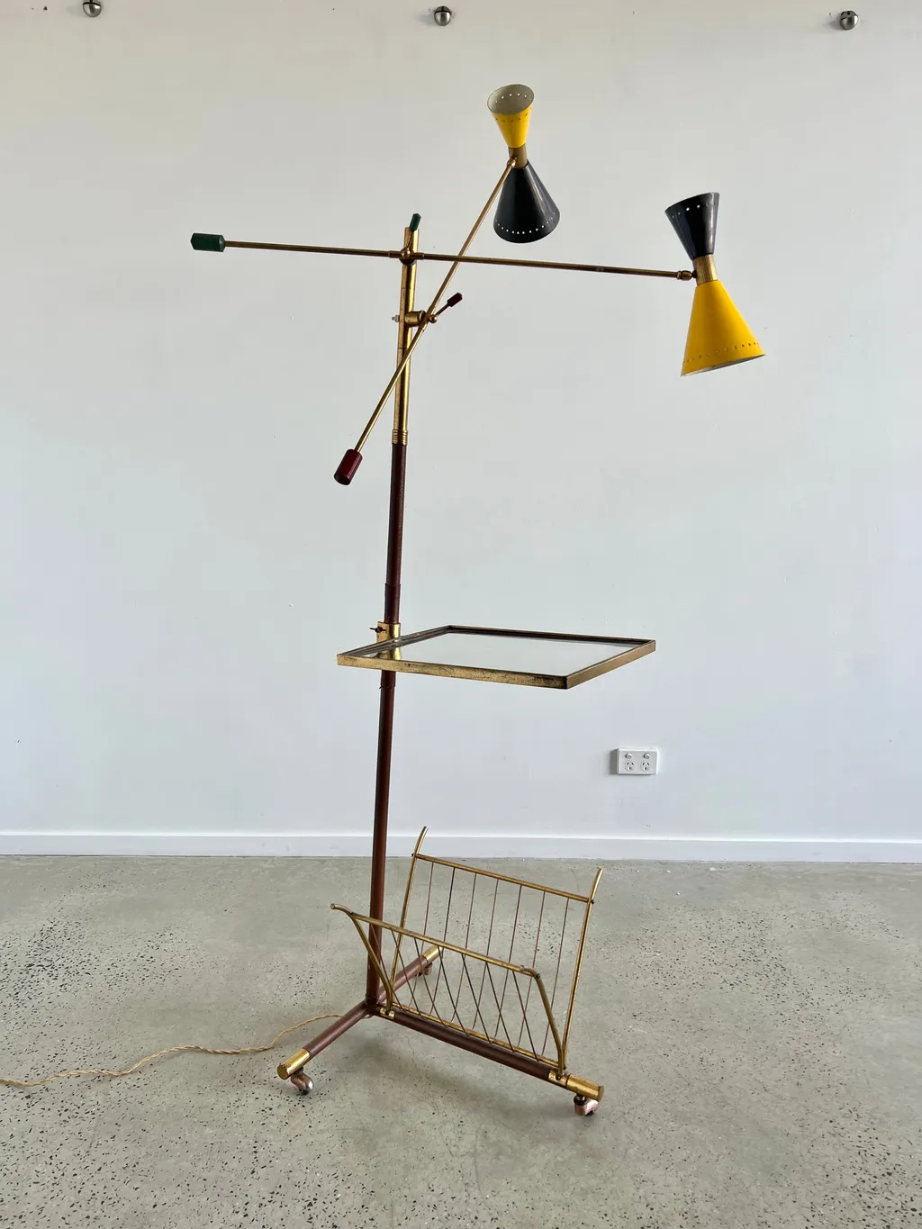 Angelo Lelli Floor Lamp for Stilnovo — view 6