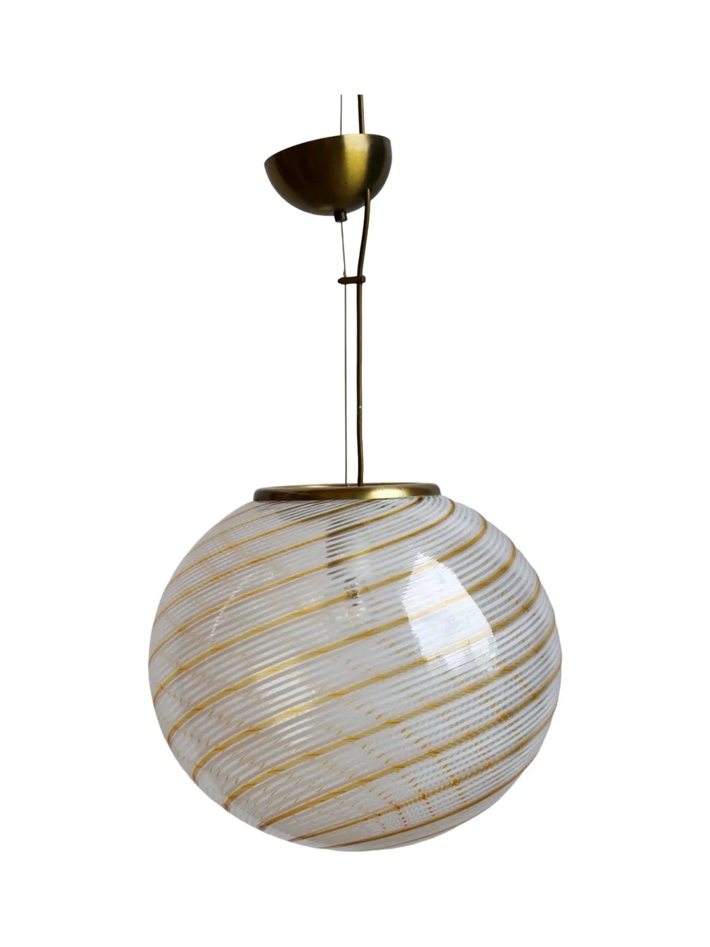 Murano Glass Pendant Light by Paolo Venini, Italy 1960s