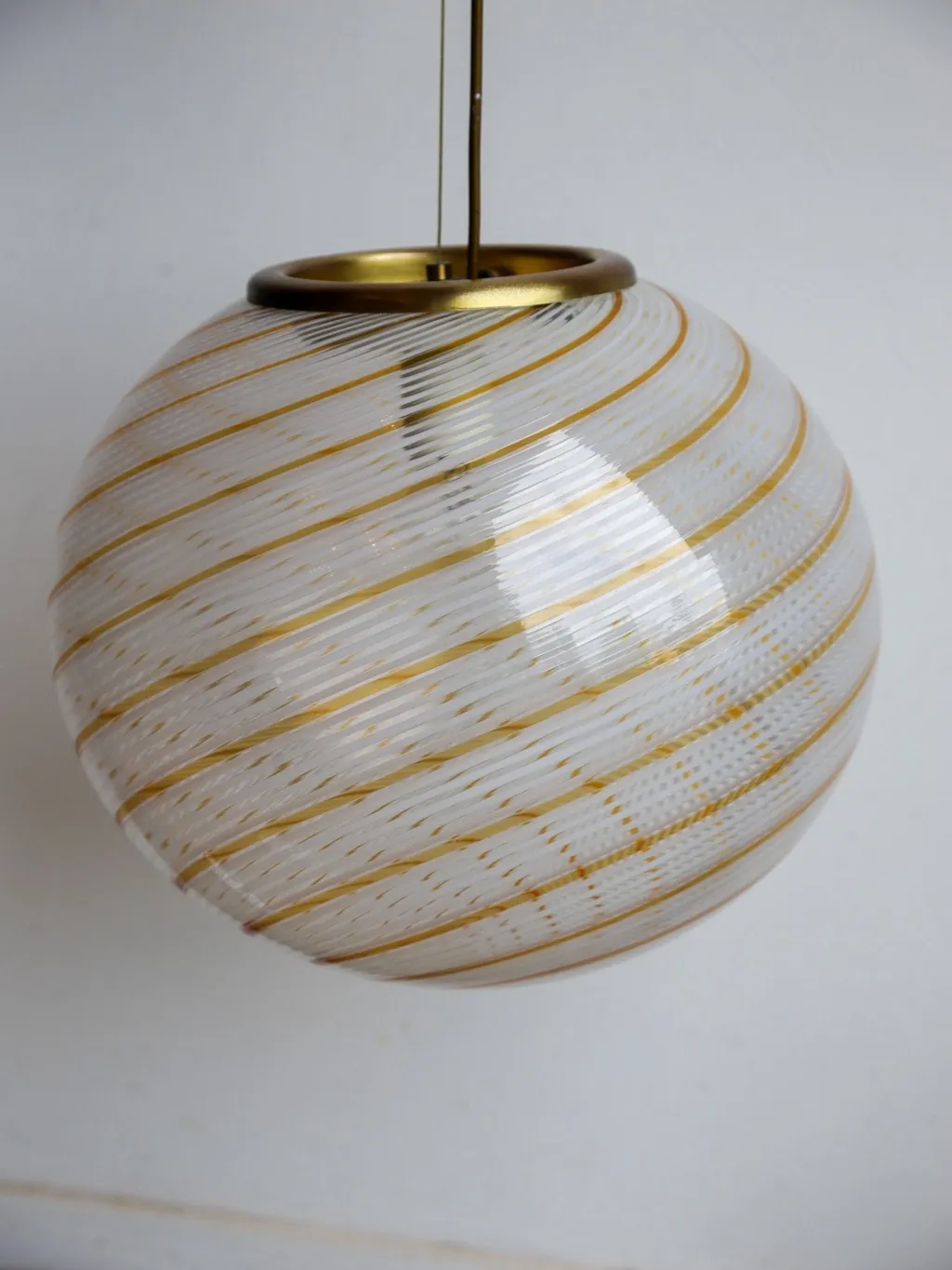 Murano Glass Pendant Light by Paolo Venini, Italy 1960s — view 6