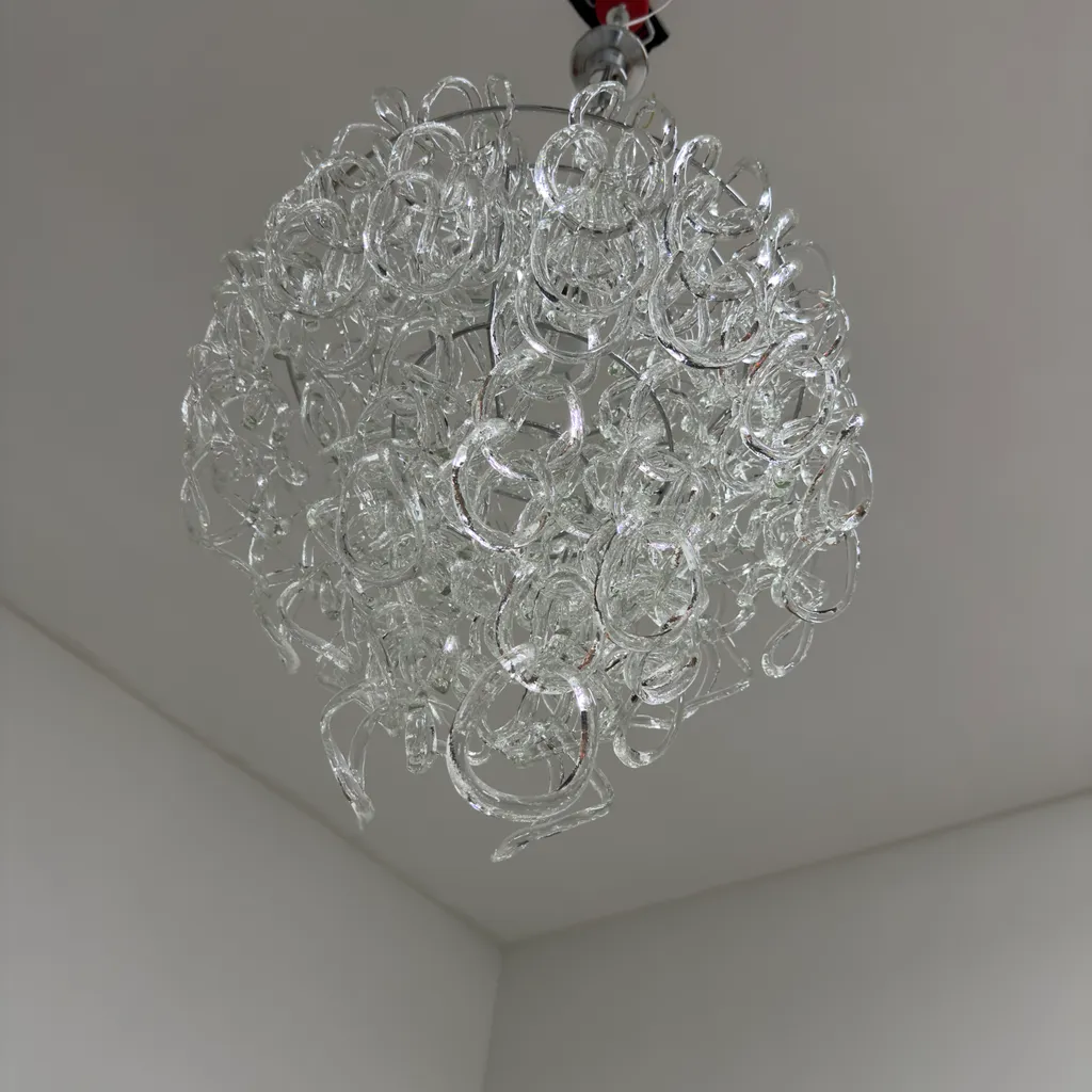 Crystal Chandelier by Gaetano Sciolari, Italy 1960 — view 3